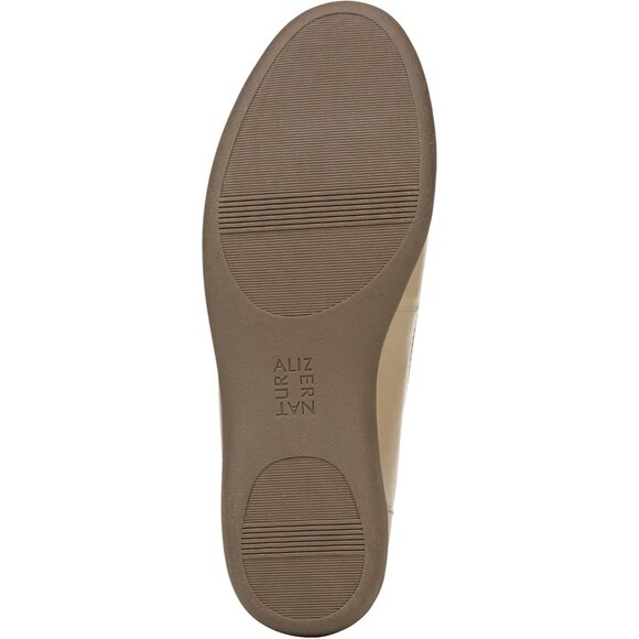 Naturalizer Women's Nude Closed Rounded Toe Slip on Flexy Ballet Flat Shoes - Picture 4 of 9